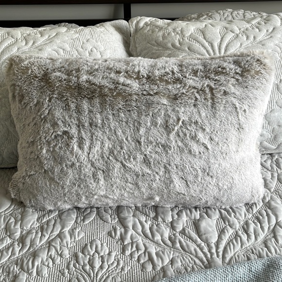 Other - Faux Fur Throw Pillow